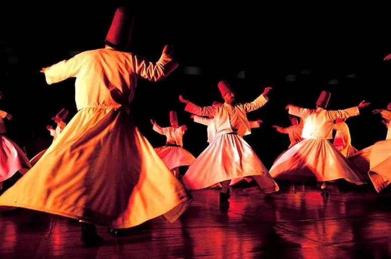 Whirling dervish ceremony in Cappadocia