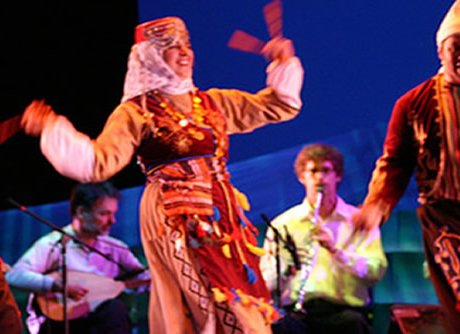 Performers at a Turkish night show in Cappadocia